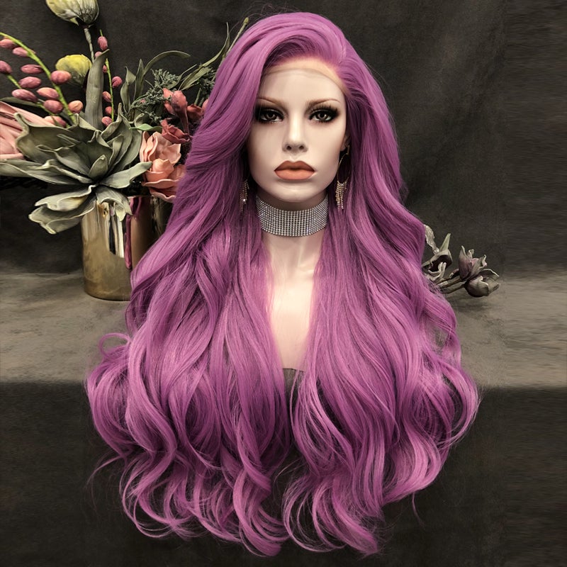 Purple Pink Beauty Lace Front Wig Lavender Frose by Hairdo | Synthetic Wig – Wigs.com main image 2