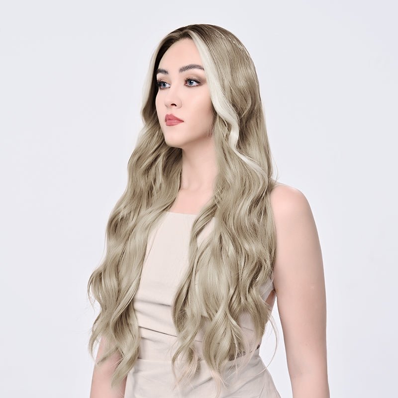 Blonde Beauty Wig 32 inches Amazon.com : Ombre Lace Front Wig Human Hair 32 Inch 13x6  main image 3