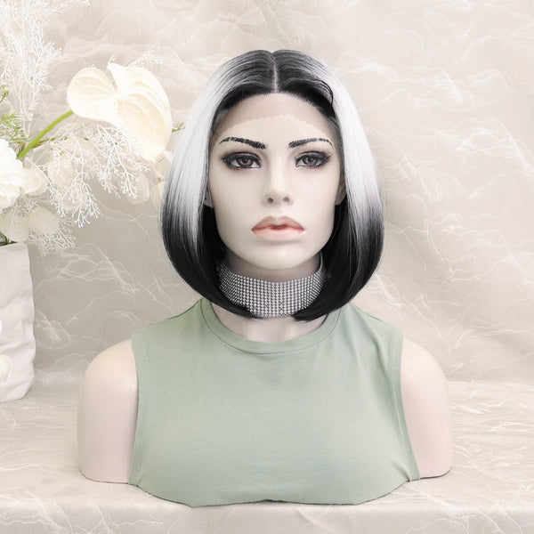 IMstyle Debbie&Diva T - part pre - pluck glue less 10inches lace front wigs dip dyed with bob hair style - Imstylewigs