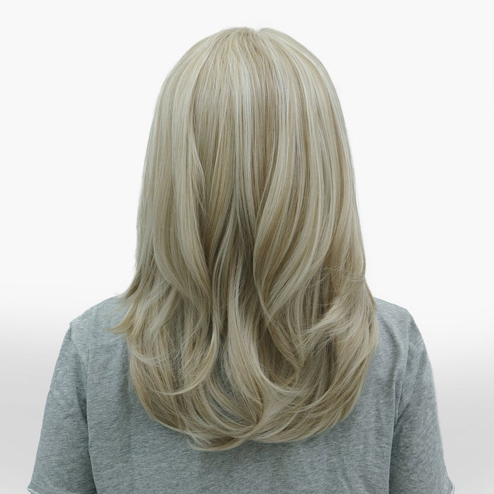 IMstyle Ella Beige Blonde with Highlight with Layer Cut 13*4 Free Parting Lace Front Wigs for Daily Wear - Imstylewigs