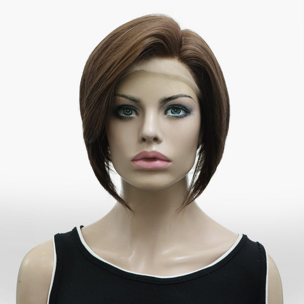 Imstyle Felicia light brown with side part lace front big volum 20s vibe - Imstylewigs