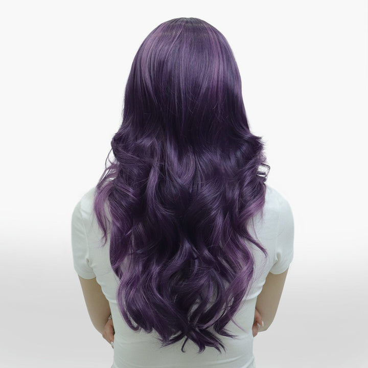 IMstyle Giselle T - part Rebecca Purple Ombre Color with Dark Rooting Layer Cut Low Density Glueless Lace Front Wig - Imstylewigs