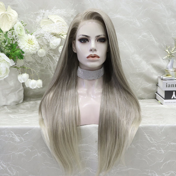 IMstyle Gracie Full lace Silky wigs 28 inches natural color straight style daily lace fronts wigs NH collection - Imstylewigs