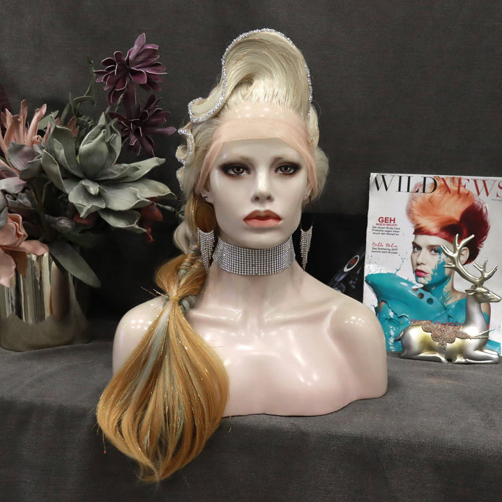 Blonde Braided Custom Styled Wig - Imstyle-wigs