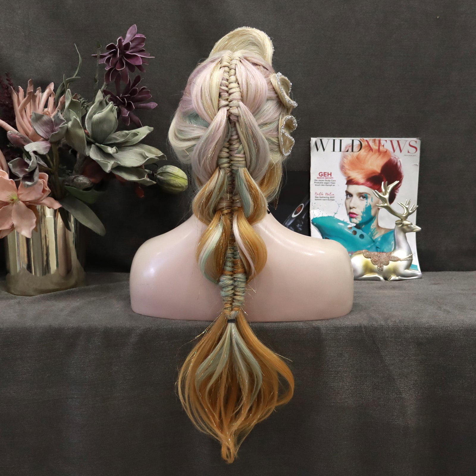 Blonde Braided Custom Styled Wig – Imstylewigs