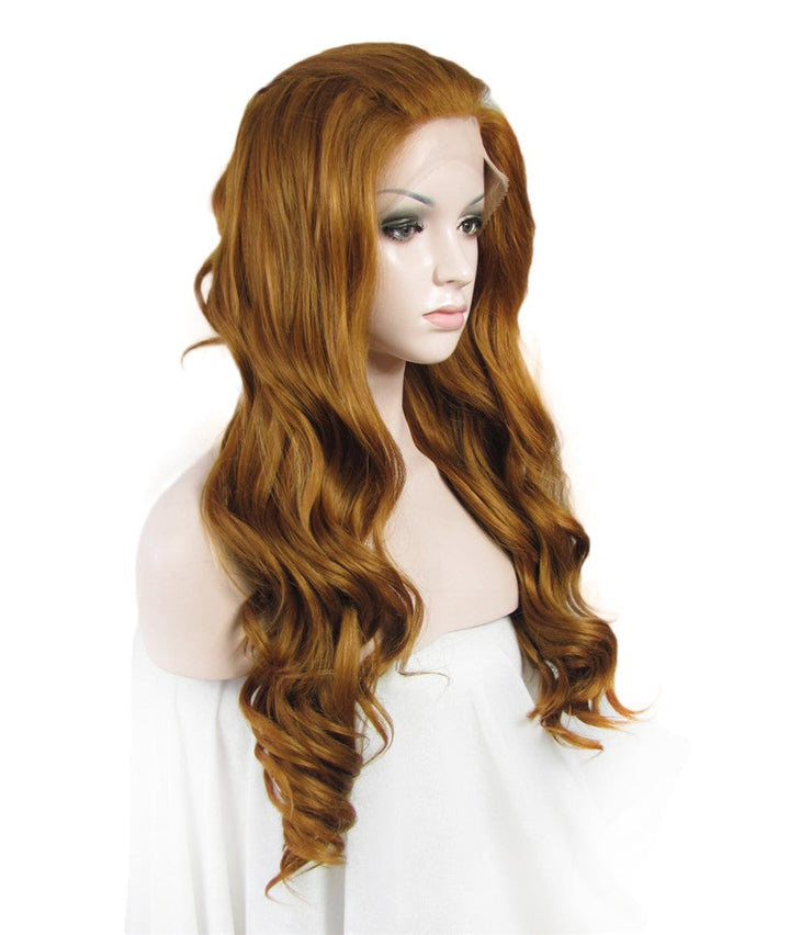 Honey Kiss - Strawberry Blonde Synthetic Lace Front Wig - Imstyle-wigs