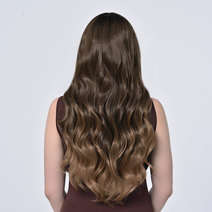 Imstylewigs 26 inches Ombre chocolate brown Boday Wave lace wigs - Imstylewigs
