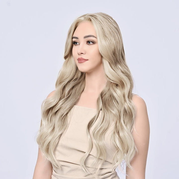 Imstylewigs 28 inches Blonde ombre body wave lace wigs - Imstylewigs
