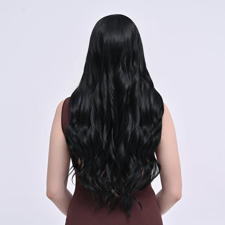 Imstylewigs 30 inches Black body wavy lace wigs - Imstylewigs