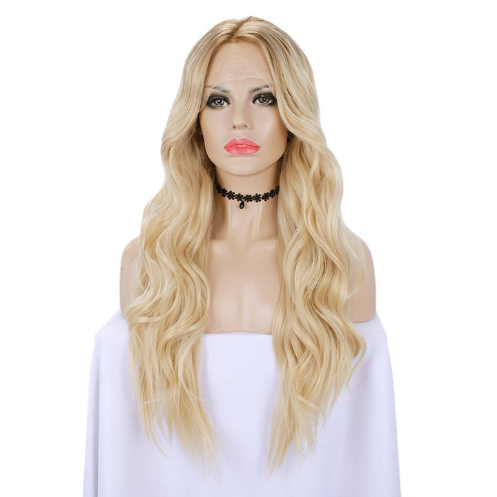 Ombre Blonde Body Wavy Lace Front Wigs Autumn-Winter - Imstyle-wigs