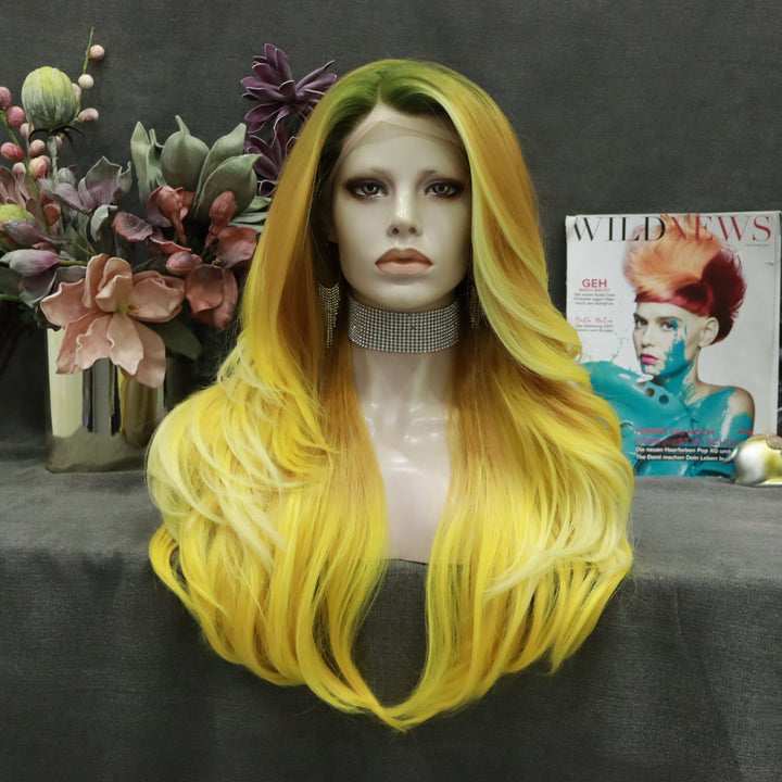 Only A One-of-a-kind Colorful Lace Front Wig - Imstyle-wigs