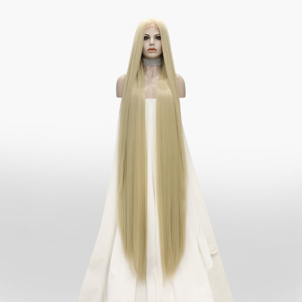 Super 60 inch Long #613 Blonde Silky Straight Synthetic Lace  display picture 1