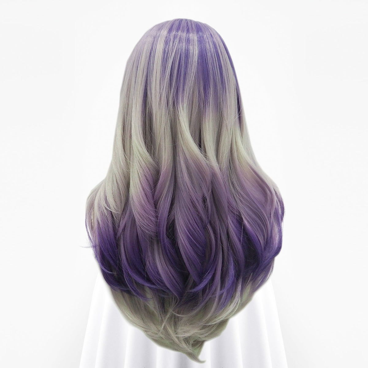 Purple ombré Light Blonde 2020 Wig NEW WIG Amazon.com : xiweiya Long Ombre Blonde to Purple Wig Side  main image 2
