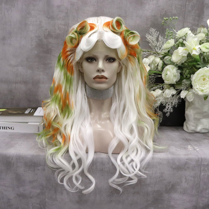 White Wedding Costume Party Styled Wig - Imstyle-wigs