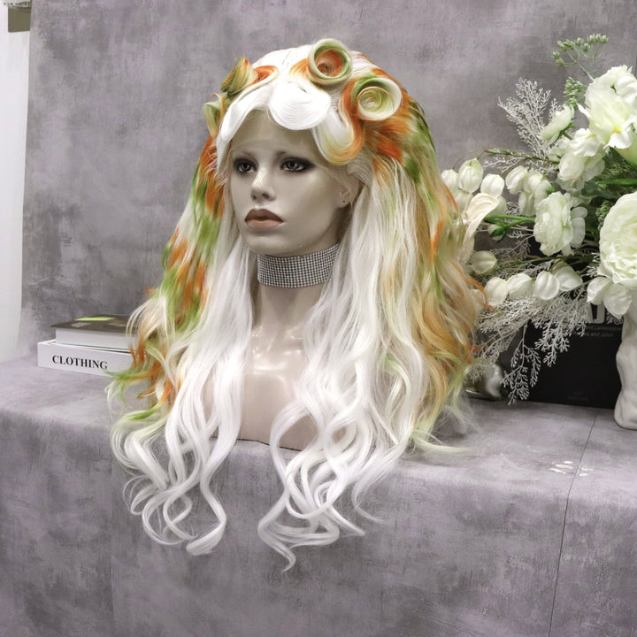 White Wedding Costume Party Styled Wig - Imstyle-wigs